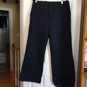 Gap wide leg navy blue pants - size 16